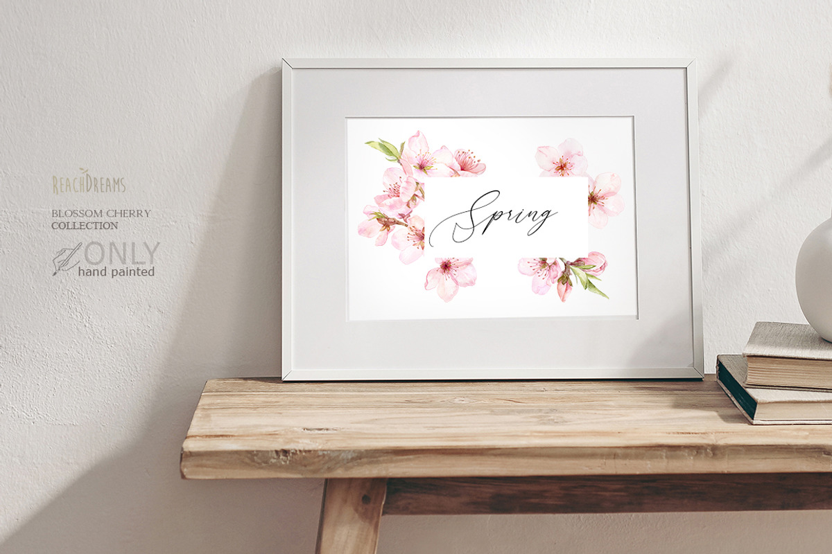 Blossoms Sakura Collection, a Decorative Illustration by ReachDreams (Photo 4 of 7)