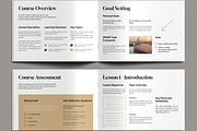 Modern Course Workbook Template, a Brochure Template by MightyDesign (Thumbnail 3 of 8)