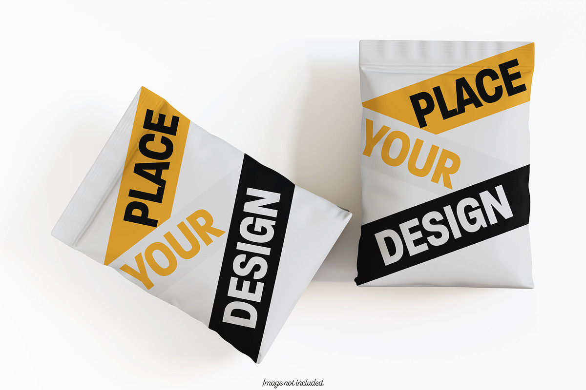Snack Pouch Mockup Bundles, a Packaging Mockup by Ambo Ampeng (Photo 24 of 32)