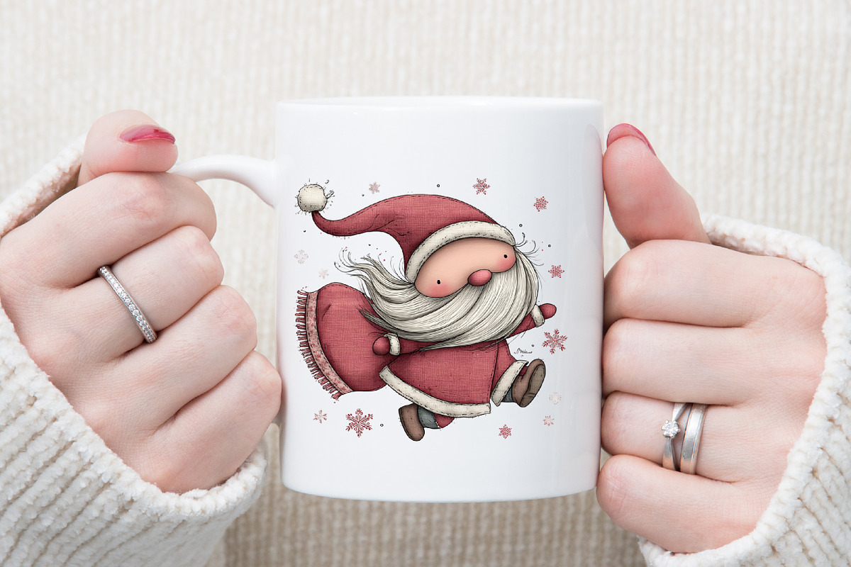 Whimsical Christmas Santa Clipart, an Illustration by Sublimation Artist (Photo 5 of 6)