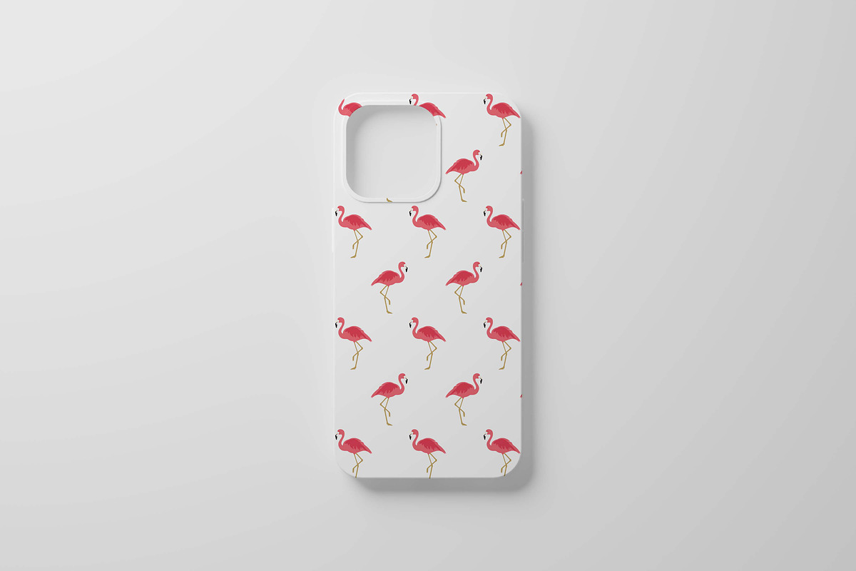 Seamless pattern pink flamingo, a Pattern Graphic by Viktorijareut (Photo 3 of 5)