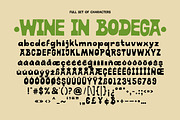 Wine in Bodega Mid-century Display, a Sans Serif Font by Struvictory.art (Thumbnail 5 of 9)