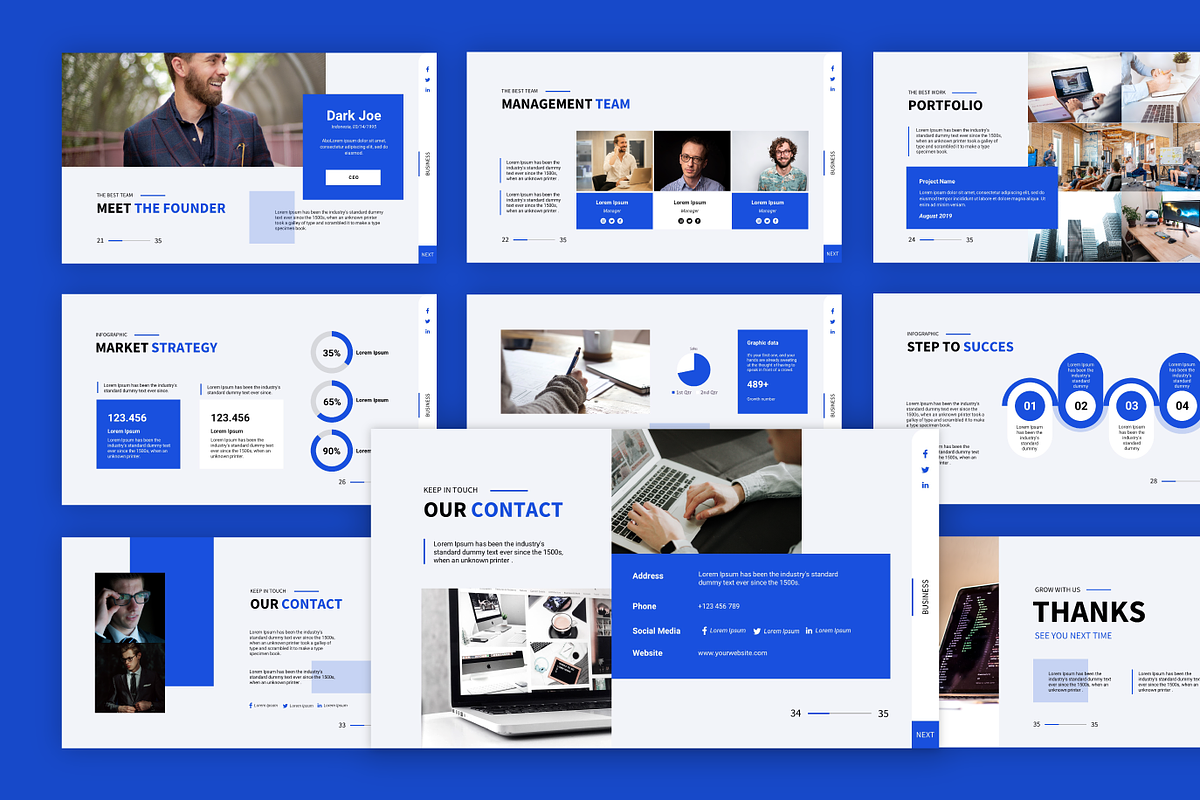 Business Keynote Template preview 3
