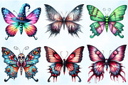 Halloween Butterfly Sublimation PNG, an Illustration by Craft Nest (Thumbnail 3 of 9)