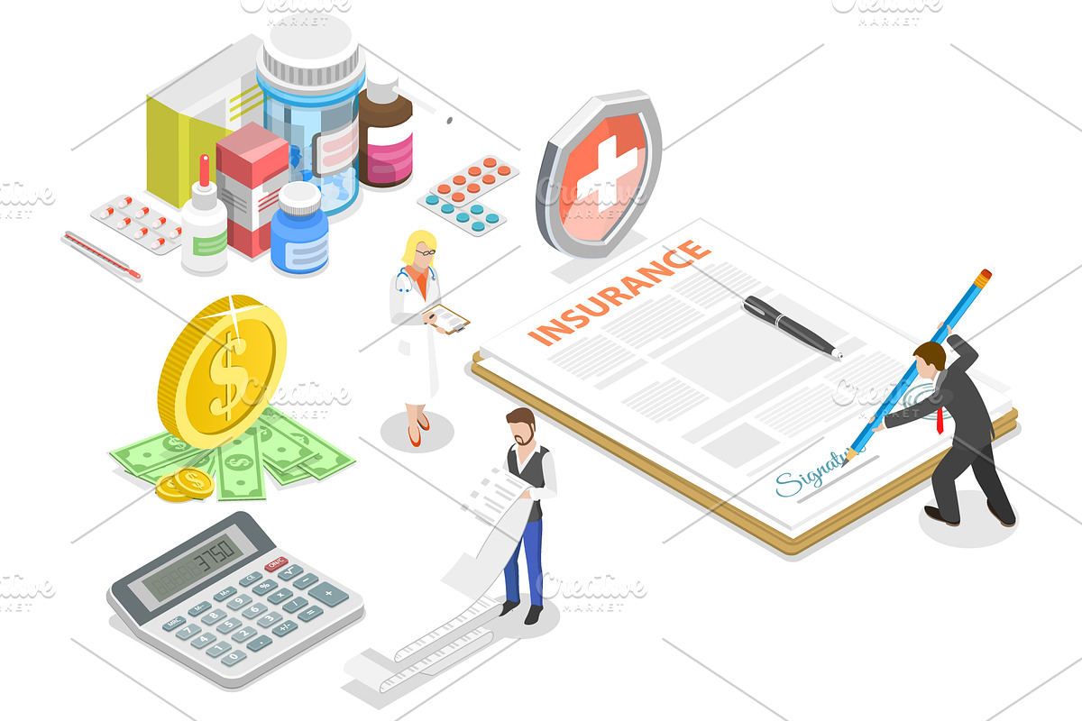 Insurance Set 01, a Person Illustration by AndriiStore (Photo 11 of 11)