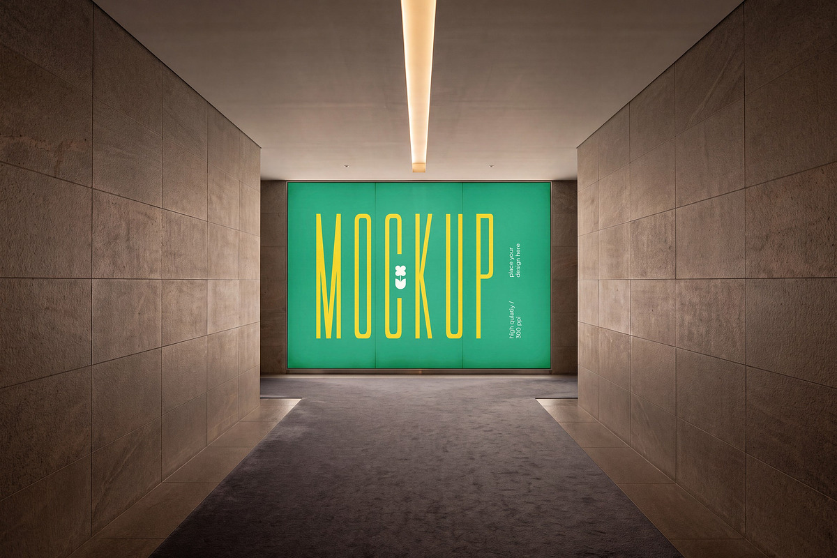Signage & Indoor Display Mockups, an Advertising Mockup by dpi (Photo 6 of 13)