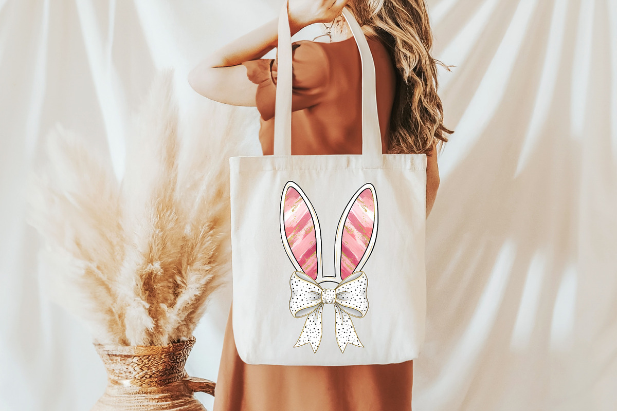 Coquette Bunny Ears Easter Png, an Illustration by Libby Wishes (Photo 4 of 6)