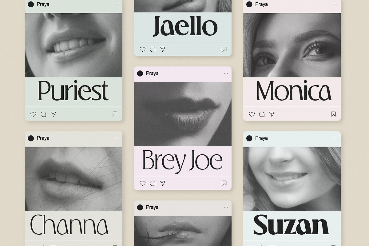 Praya - Modern Branding Font, a Serif Font by creativemedialab (Photo 11 of 17)