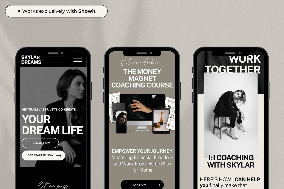 Showit website template for coach, a Websites & App Template by Superhero Design Co. (Photo 2 of 7)