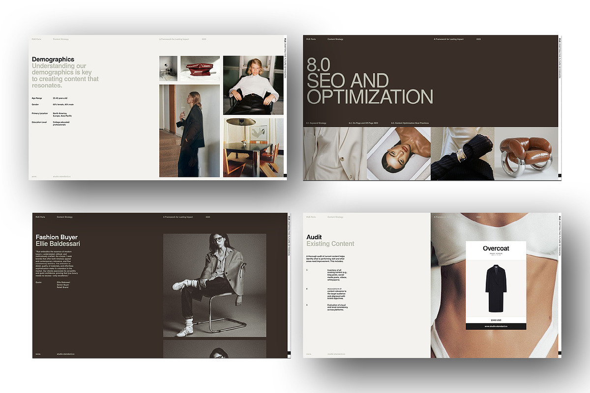 RUE | Content Strategy, a Presentation Template by Studio Standard (Photo 5 of 8)