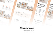 Interior Design Web Design, a Wireframe Template by INSPR STD (Thumbnail 6 of 6)