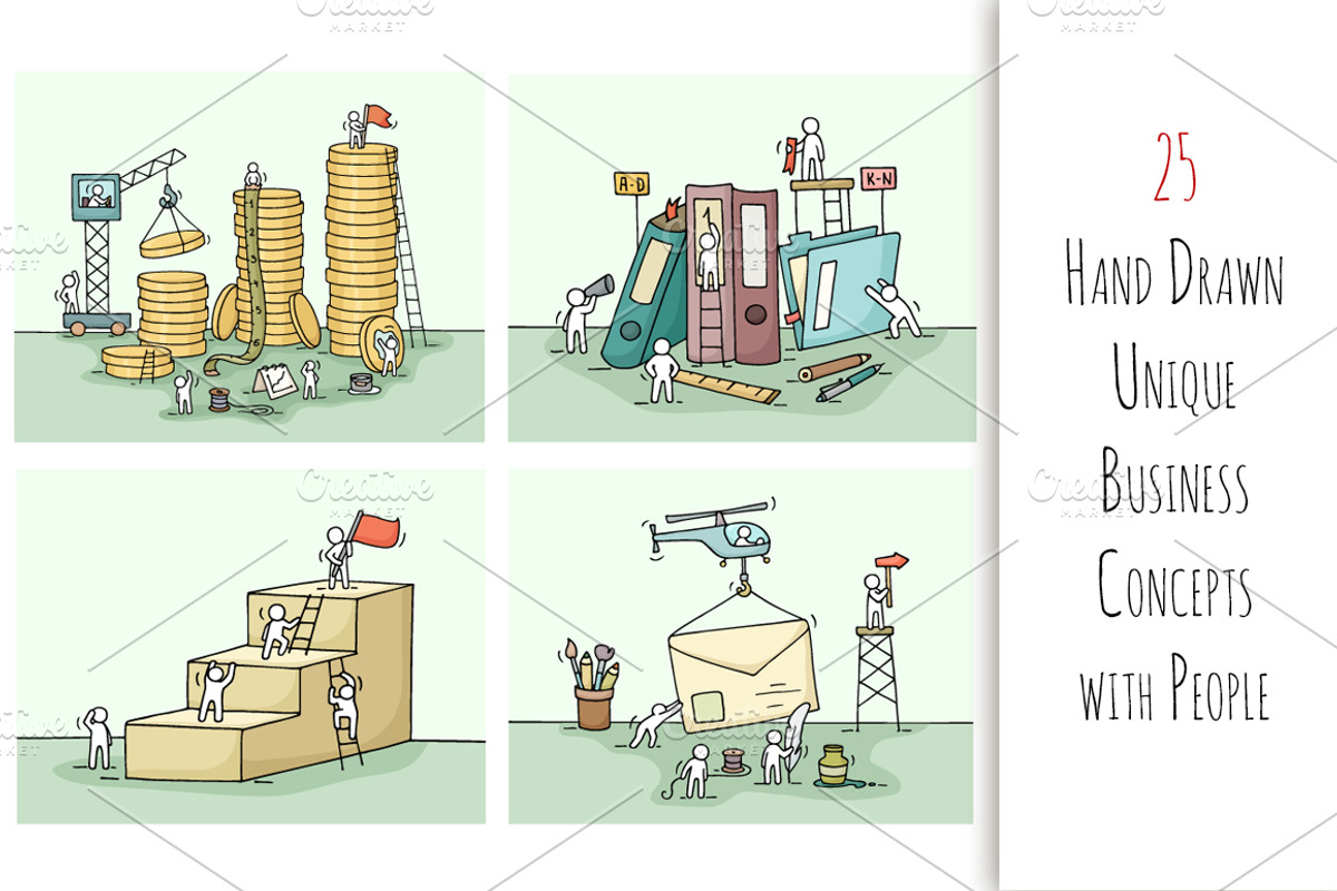 Business concepts with people #1, a Finance Illustration by Sapunkele (Photo 2 of 2)