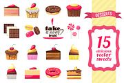 Delicious Desserts, a Food Illustration by KannaaDesign (Thumbnail 2 of 5)