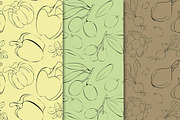 12 Grunge Vegetable Patterns, a Texture Graphic by Daria Volyanskaya (Thumbnail 5 of 5)