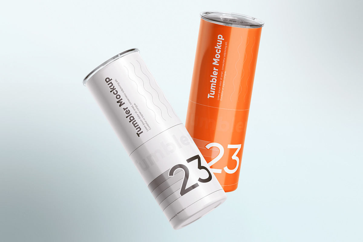 Tumbler Mockup, a Cups & Container Mockup by WebAndCat (Photo 6 of 16)