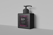 Square Pump Bottle Mockup, a Packaging Mockup by AndikaGraphic (Thumbnail 4 of 7)