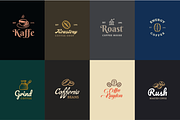 Coffee Logo Builder 100+ Variations, a Branding & Logo Template by Bunichi (Thumbnail 4 of 9)