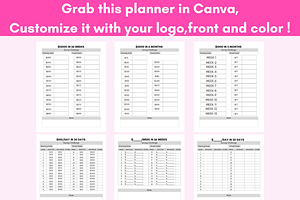 Canva Savings Challenge Templates