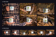 6 Outdoor Enamel Mug Mockup, a Cups & Container Mockup by Grow Design Craft Studio (Thumbnail 6 of 6)