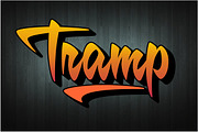 Tramp, a Script Font by Art And Sign Unlimited (Thumbnail 1 of 3)