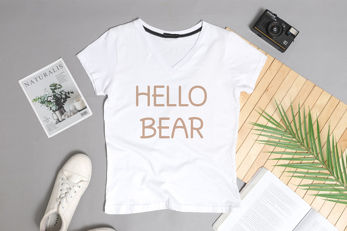 Hello Bear | Cute Script Font, a Script Font by Lightsense (Photo 6 of 11)