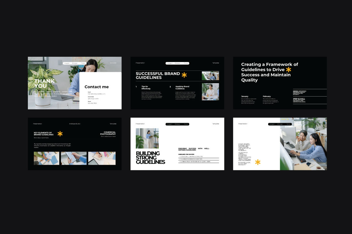 Profico - Brand Strategy PowerPoint, a Presentation Template by Antelope Studio (Photo 6 of 7)
