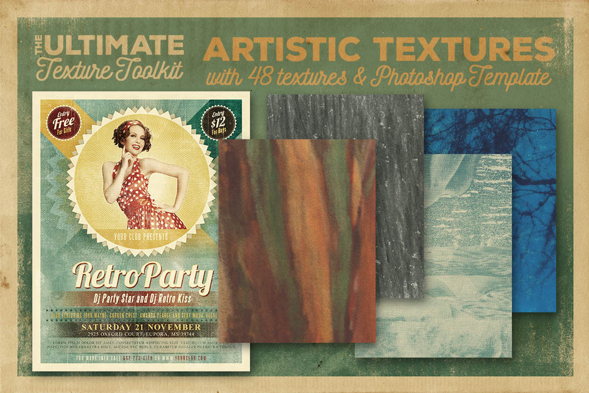 SALE The Ultimate Texture Toolkit, a Texture Graphic by Cruzine (Photo 3 of 39)