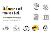 Hand Drawn Bank Icons, an Outline Icon by Brickclay (Thumbnail 3 of 8)