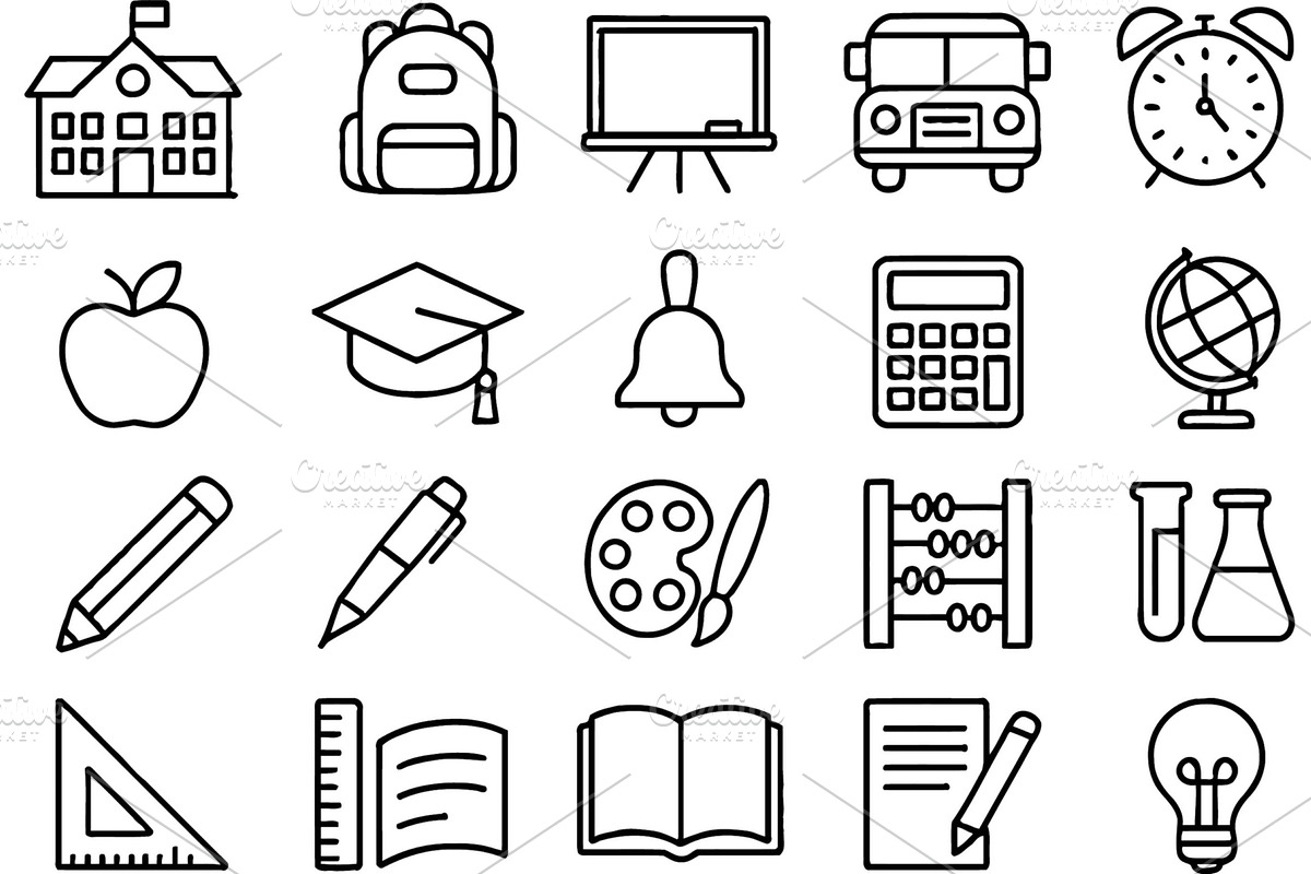 Vector illustration of school, an Education Illustration by ZinetroN