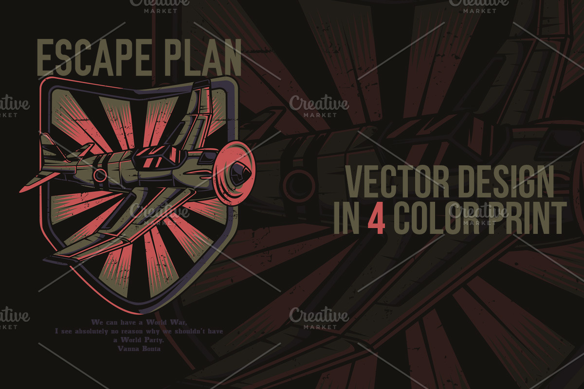 Escape Plan Illustration, a Technology Illustration by badsyxn