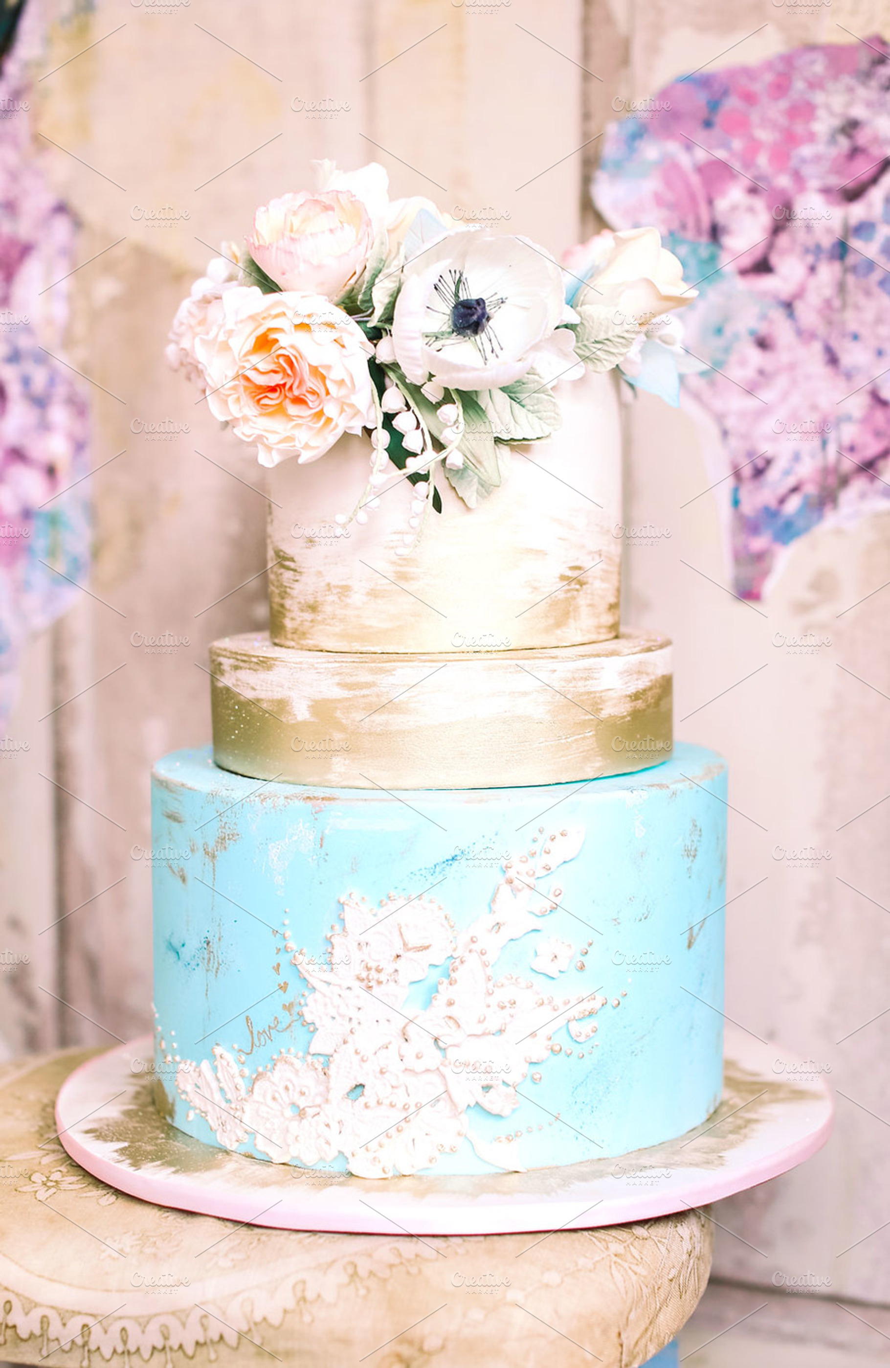 Wedding cake stock picture, a Food & Drink Photo by Grandmillennial Lane
