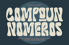 Compoun Nomeros Retro Psychedelic