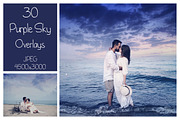 30 Purple Sky Overlays, a Texture Graphic by LovePhotoMoment (Thumbnail 1 of 10)
