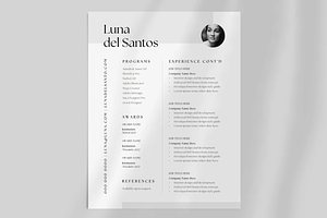 Simple Resume Cover Letter Canva