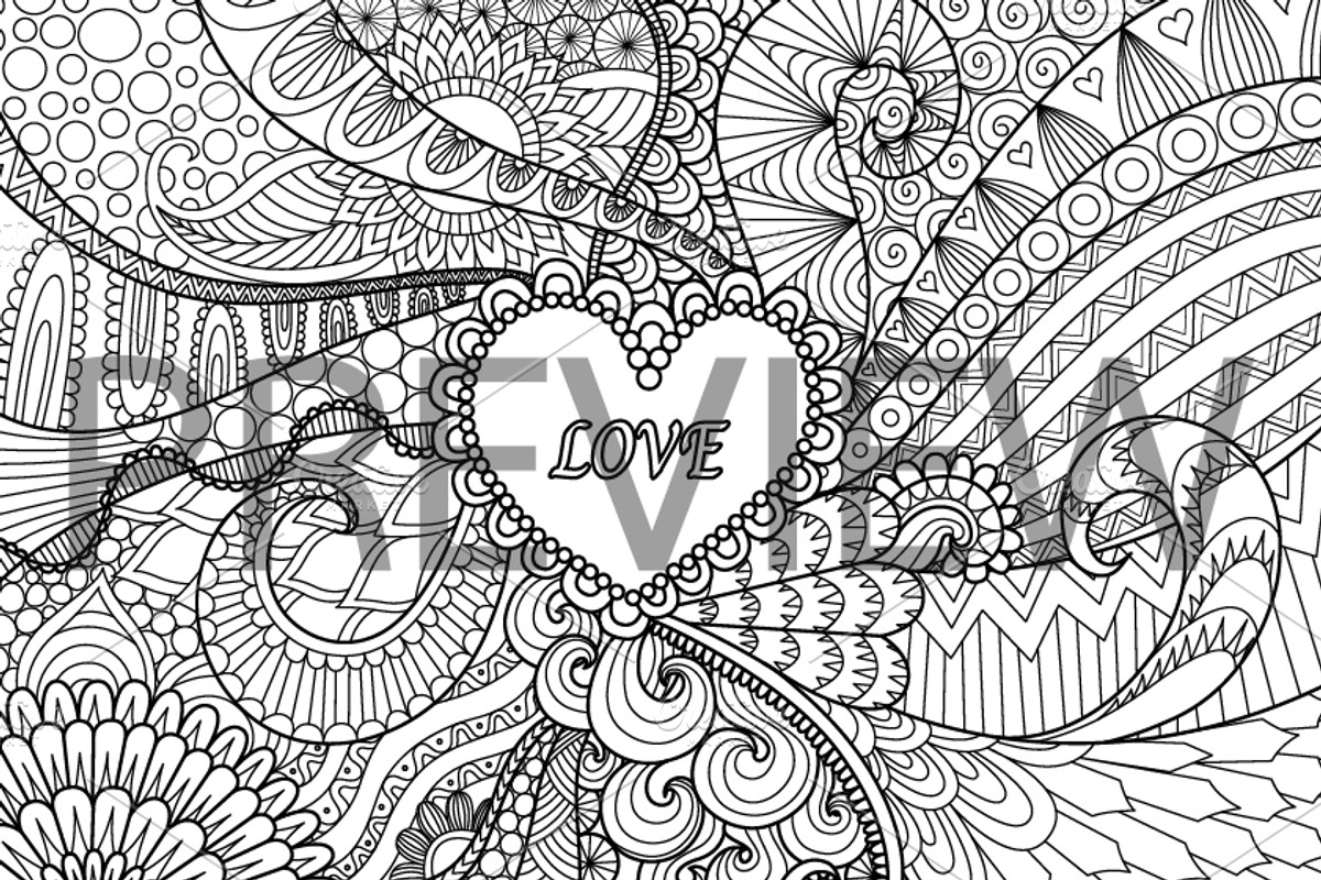 35 Valentine's coloring, an Animal Illustration by Somjai King (Photo 29 of 36)
