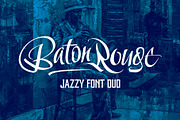 Baton Rouge Font Duo, a Sans Serif Font by vatesdesign (Thumbnail 1 of 5)