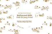 Hollywood Hills Seamless Pattern Set, a Pattern Graphic by Hughes Studio (Thumbnail 1 of 8)