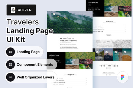 Adventure and Exploration Web UI Kit