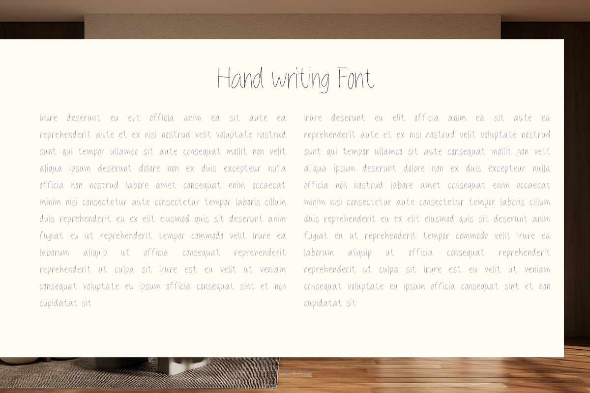 Home - Handwriting Font, a Handwritten Font by paperinsun (Photo 13 of 14)