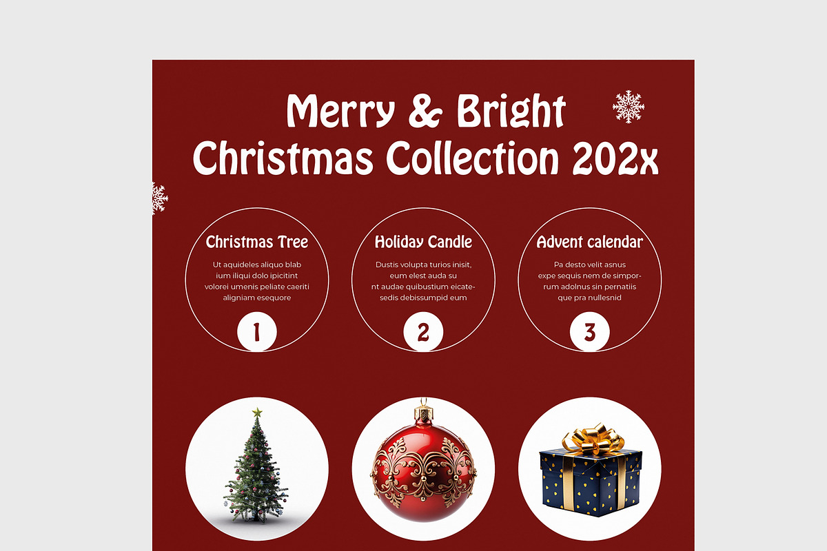 Christmas Catalog Brochure Template, a Brochure Template by MightyDesign (Photo 4 of 8)