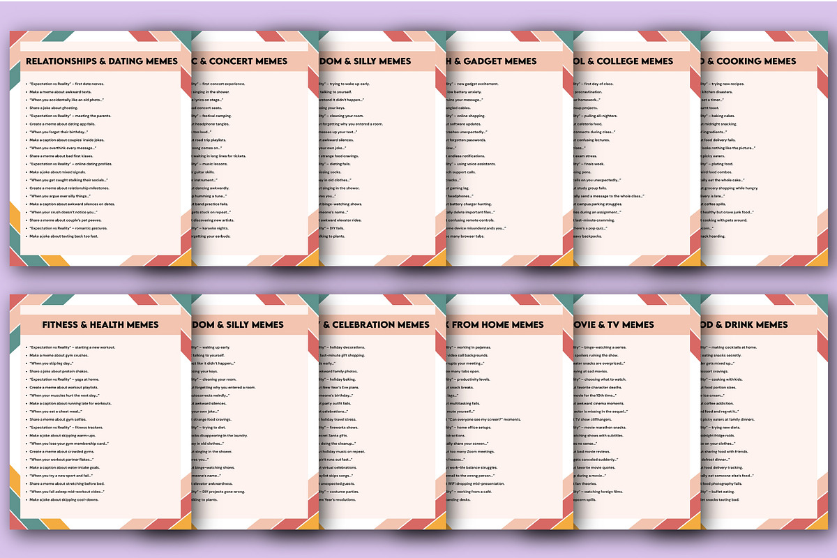 1000+ Meme & Fun Prompt Book preview 3