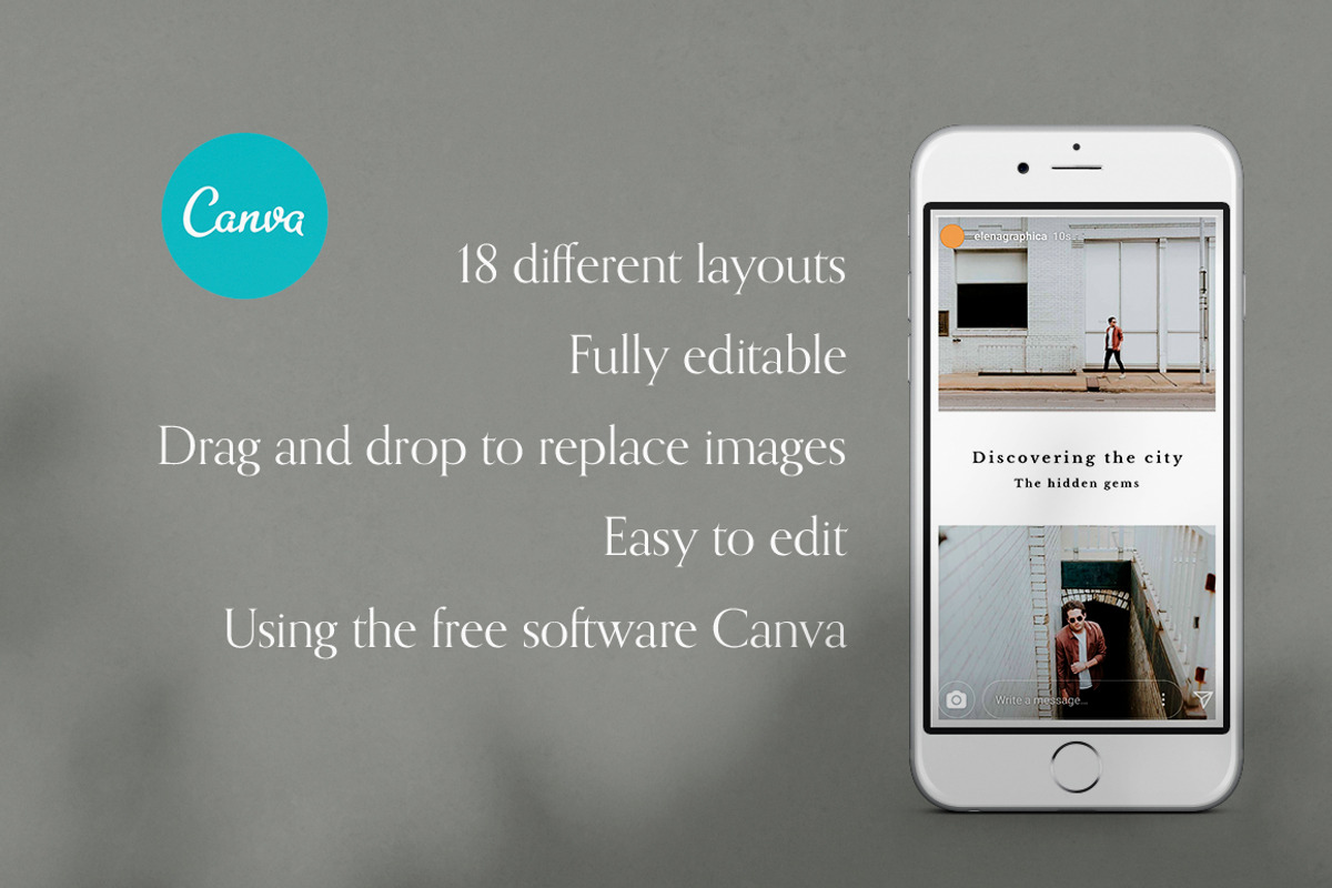 CANVA Instagram Stories, a Social Media Template by Eternel Design Studio (Photo 2 of 5)