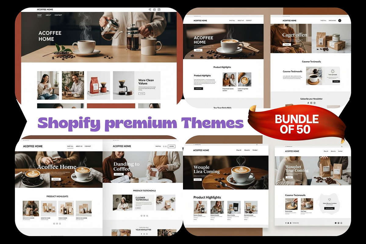 50 Modern E‑Commerce SHOPIFY THEMES, a Shopify Template by Crox Studio | Digital (Photo 42 of 59)