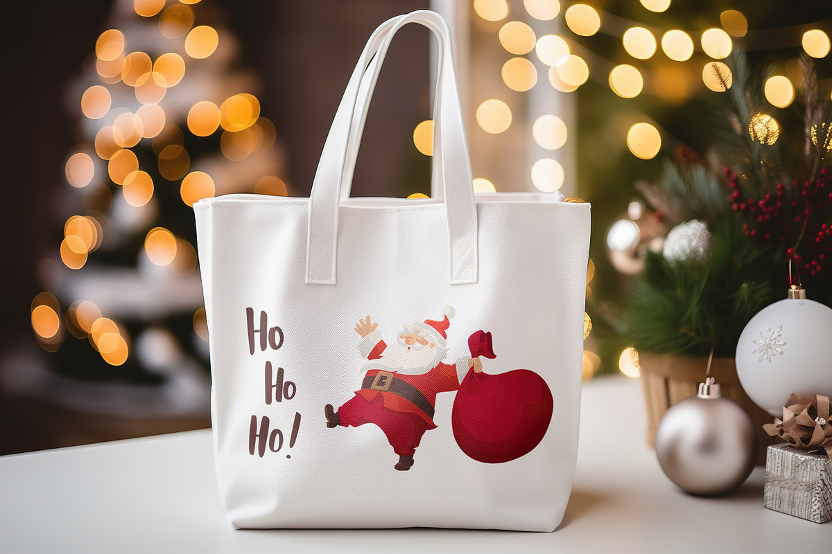 Cheerful Santa Claus vector set, a Seasonal Illustration by Olga Proz (Photo 4 of 7)