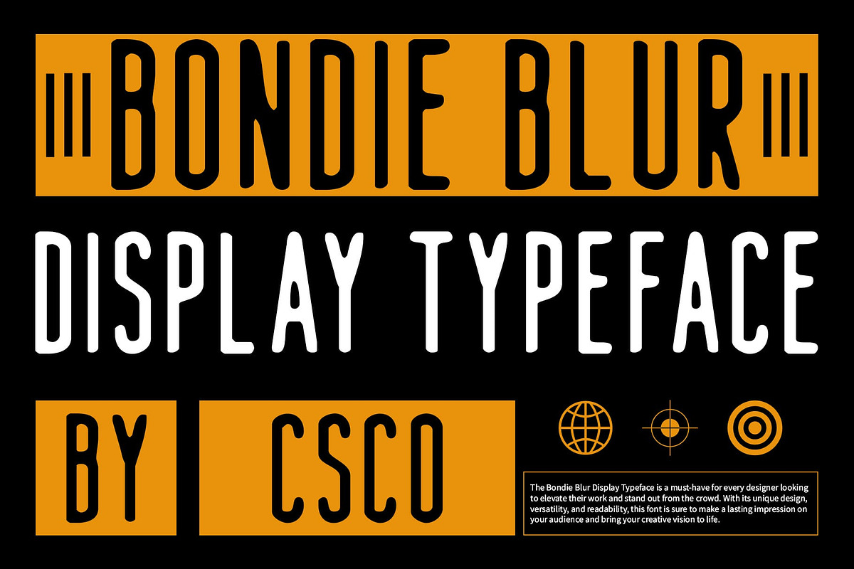 Bondie Blur, a Sans Serif Font by Craft Supply Co. (Photo 1 of 8)