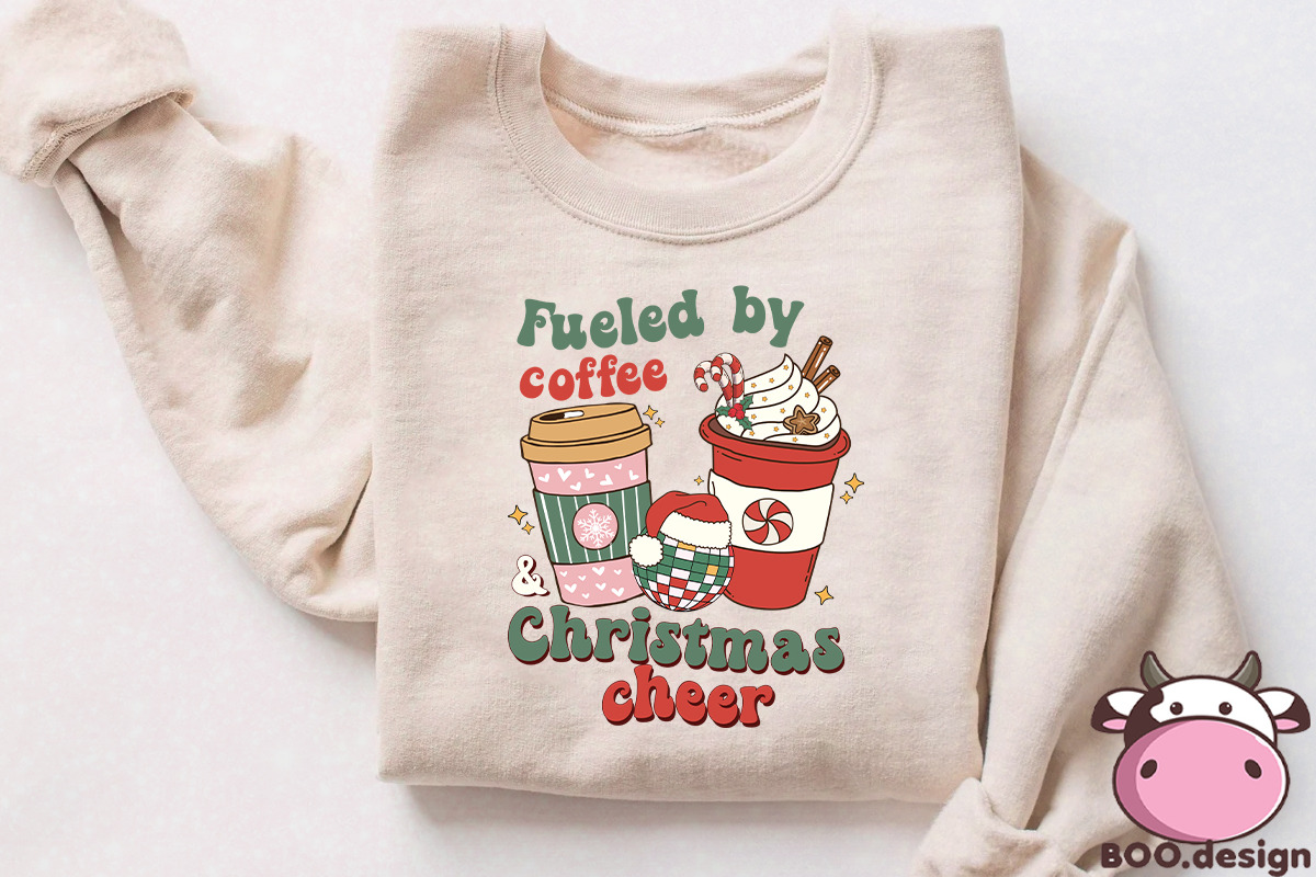Retro Christmas Coffee PNG Design, a Graphic by Boodesign (Photo 4 of 6)