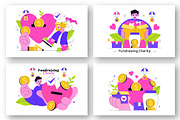 10 Fundraising Charity Illustration, a Person Illustration by denayunebgt (Thumbnail 3 of 4)