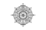 Ornamental Compass Rose SVG Bundle, an Illustration by Gaye Art (Thumbnail 4 of 31)