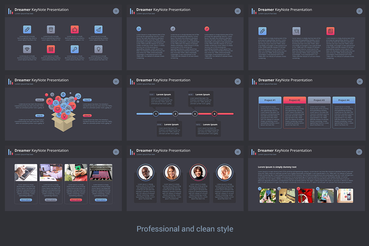 Dreamer PowerPoint Template, a Presentation Template by HiSlide.io