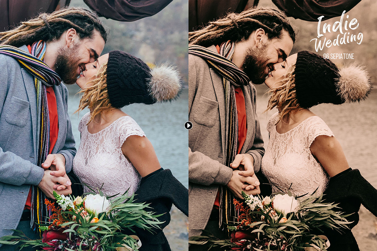Indie Wedding Presets - LR-PS-Mobile preview 7
